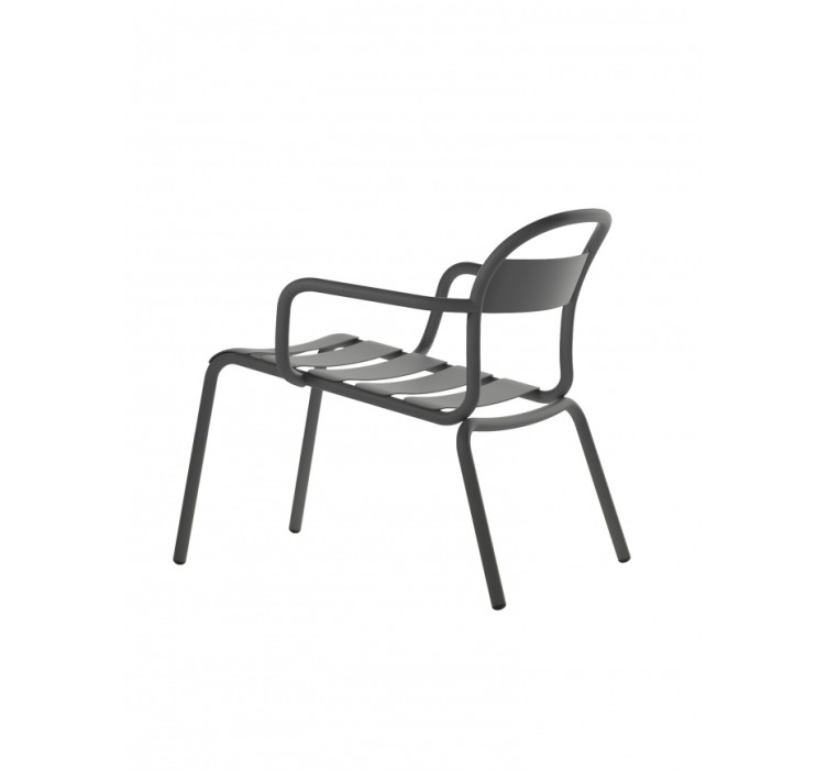 Вуличне лаунж крісло Stecca L Dark Grey1